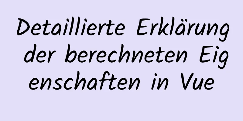 Detaillierte Erklärung der berechneten Eigenschaften in Vue