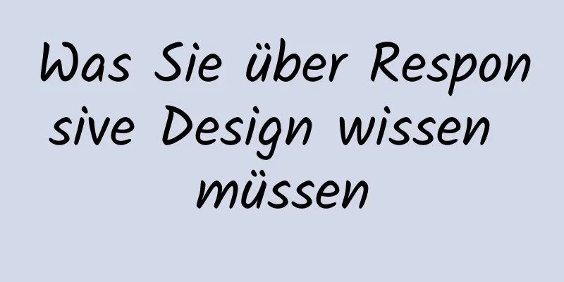 Was Sie über Responsive Design wissen müssen