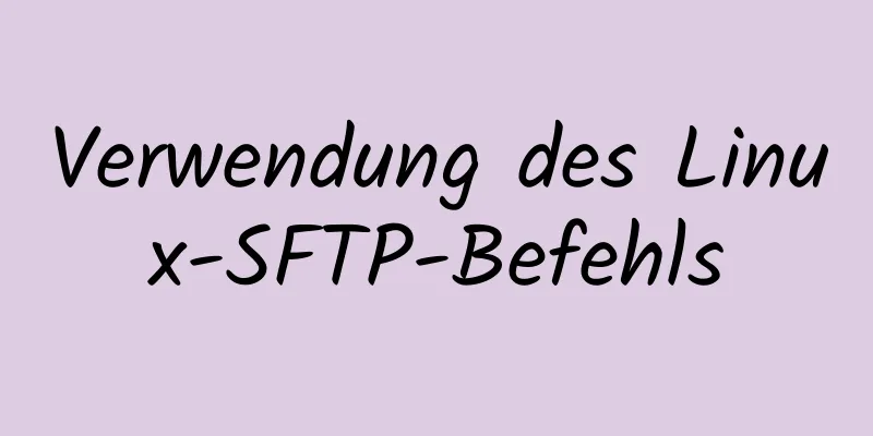 Verwendung des Linux-SFTP-Befehls