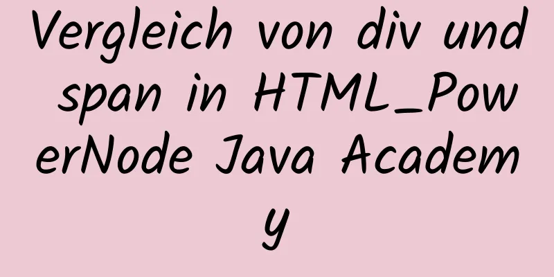 Vergleich von div und span in HTML_PowerNode Java Academy