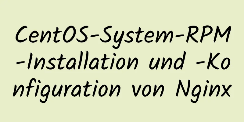 CentOS-System-RPM-Installation und -Konfiguration von Nginx