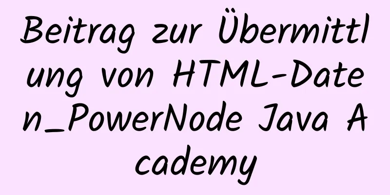 Beitrag zur Übermittlung von HTML-Daten_PowerNode Java Academy