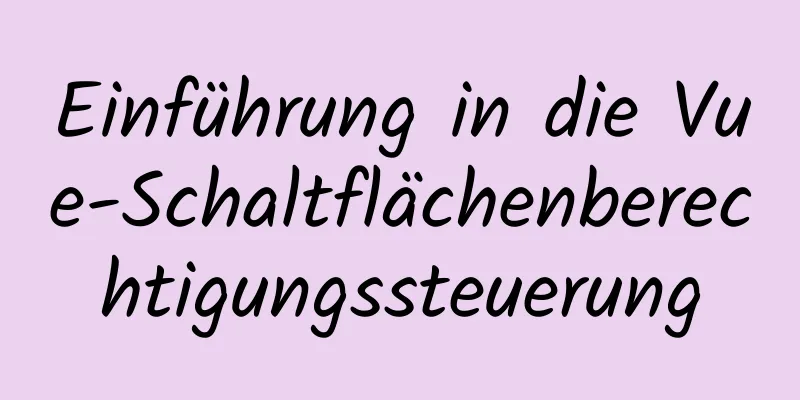 Einführung in die Vue-Schaltflächenberechtigungssteuerung