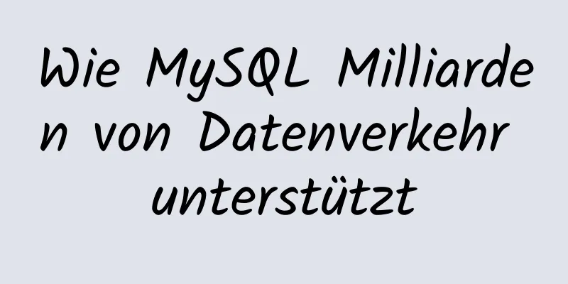 Wie MySQL Milliarden von Datenverkehr unterstützt