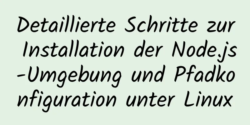 Detaillierte Schritte zur Installation der Node.js-Umgebung und Pfadkonfiguration unter Linux