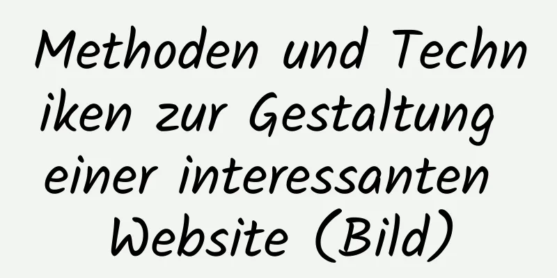 Methoden und Techniken zur Gestaltung einer interessanten Website (Bild)