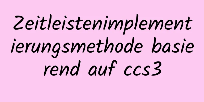 Zeitleistenimplementierungsmethode basierend auf ccs3