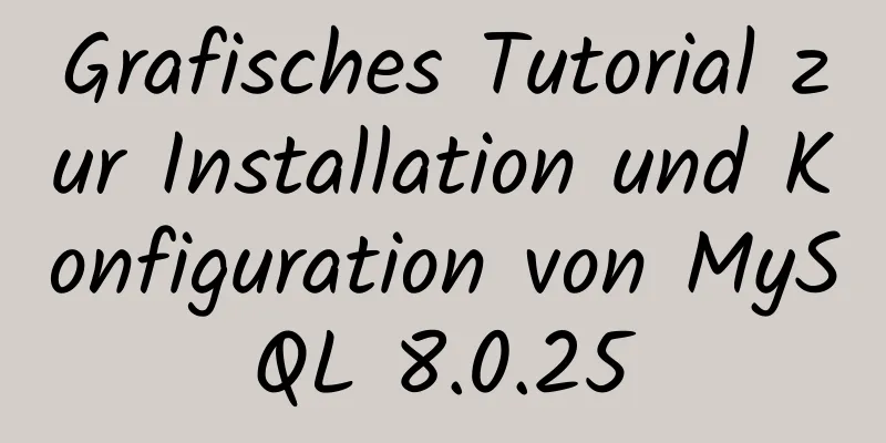 Grafisches Tutorial zur Installation und Konfiguration von MySQL 8.0.25