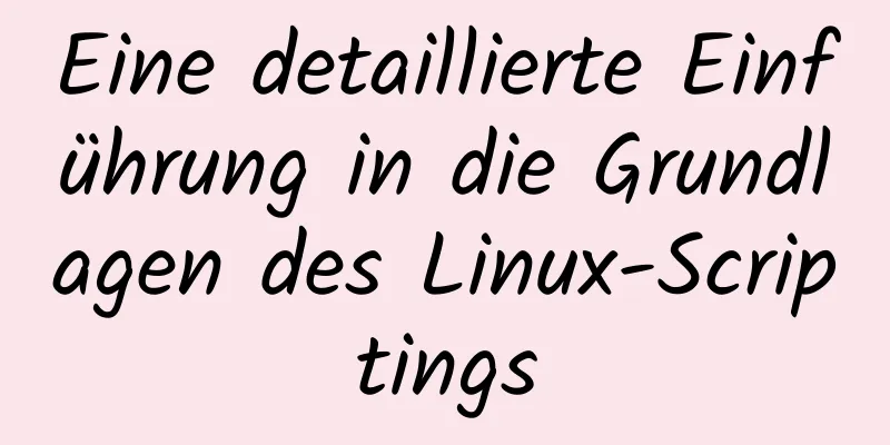 Eine detaillierte Einführung in die Grundlagen des Linux-Scriptings