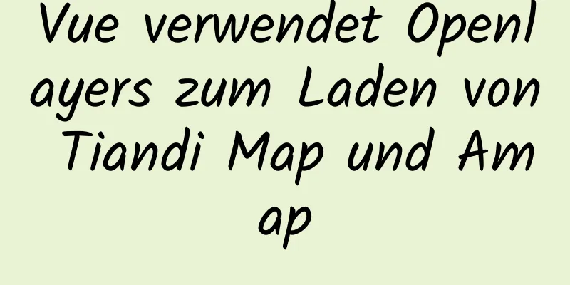 Vue verwendet Openlayers zum Laden von Tiandi Map und Amap