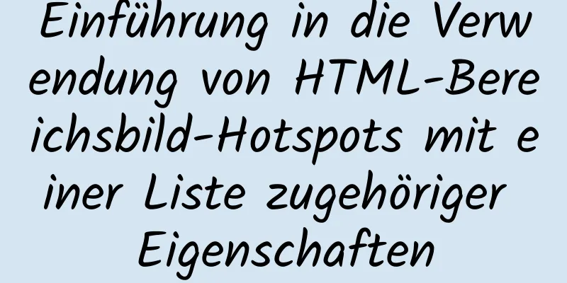 Einführung in die Verwendung von HTML-Bereichsbild-Hotspots mit einer Liste zugehöriger Eigenschaften