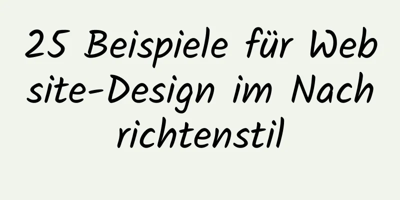 25 Beispiele für Website-Design im Nachrichtenstil