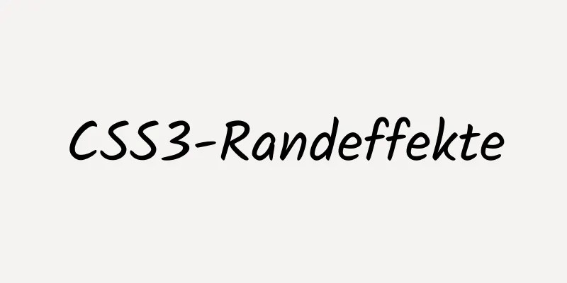 CSS3-Randeffekte