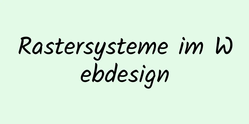 Rastersysteme im Webdesign