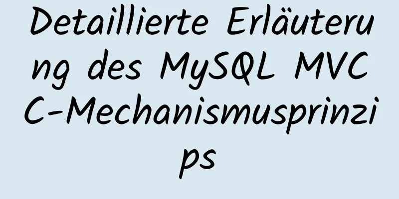 Detaillierte Erläuterung des MySQL MVCC-Mechanismusprinzips