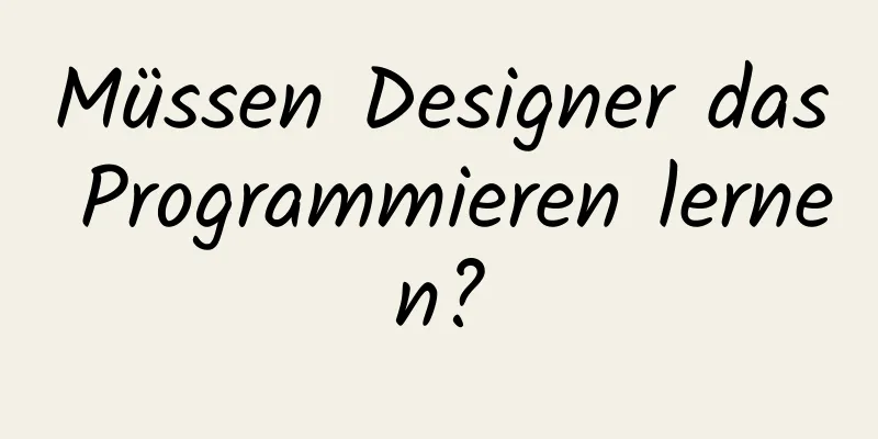 Müssen Designer das Programmieren lernen?