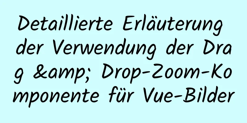 Detaillierte Erläuterung der Verwendung der Drag & Drop-Zoom-Komponente für Vue-Bilder