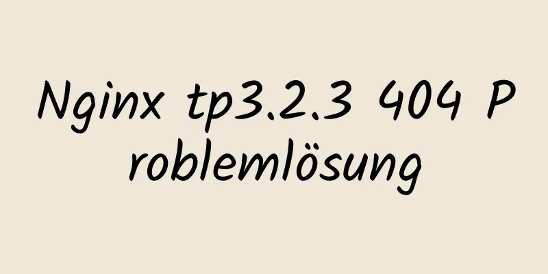 Nginx tp3.2.3 404 Problemlösung