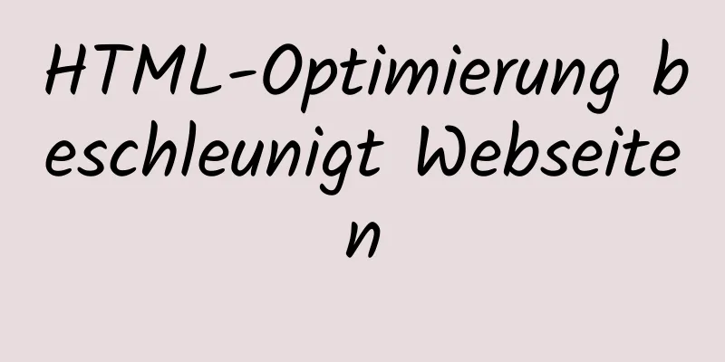 HTML-Optimierung beschleunigt Webseiten