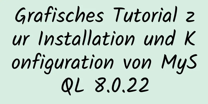 Grafisches Tutorial zur Installation und Konfiguration von MySQL 8.0.22