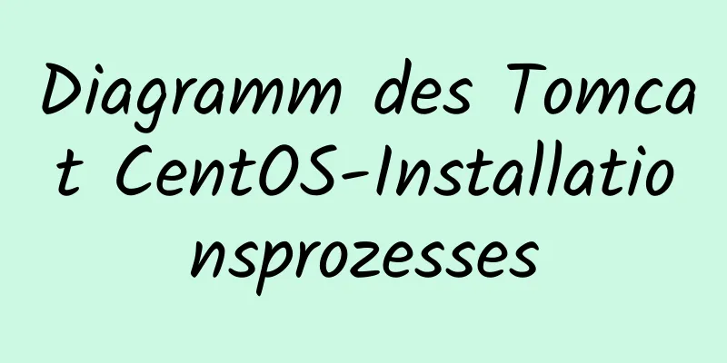 Diagramm des Tomcat CentOS-Installationsprozesses