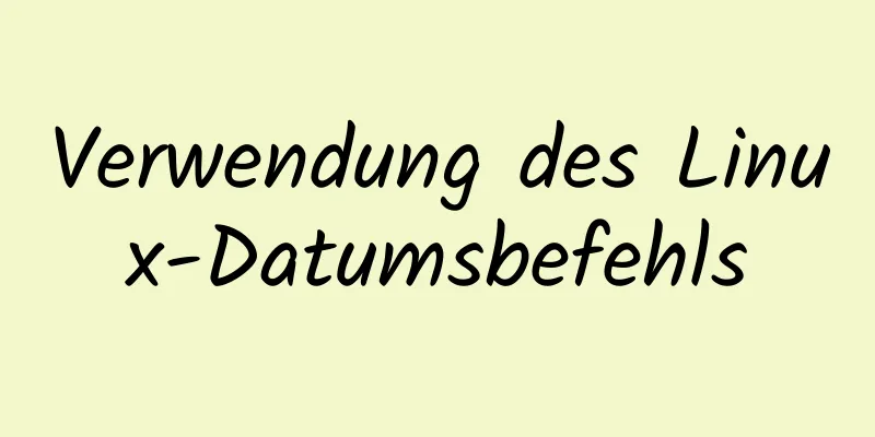 Verwendung des Linux-Datumsbefehls