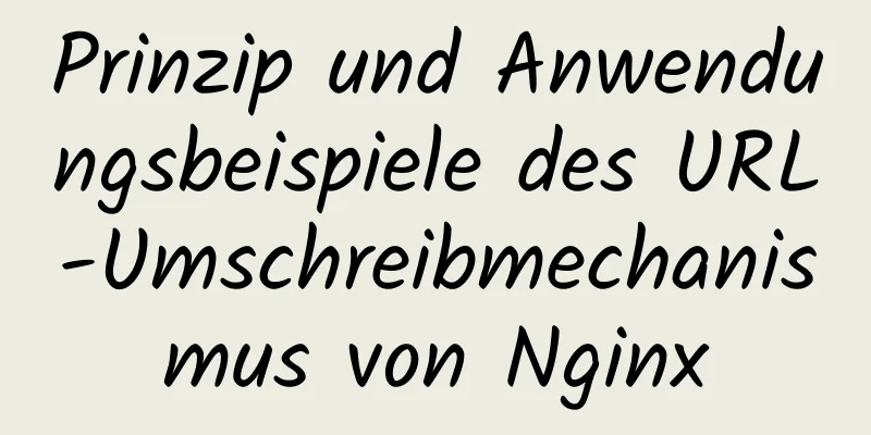 Prinzip und Anwendungsbeispiele des URL-Umschreibmechanismus von Nginx