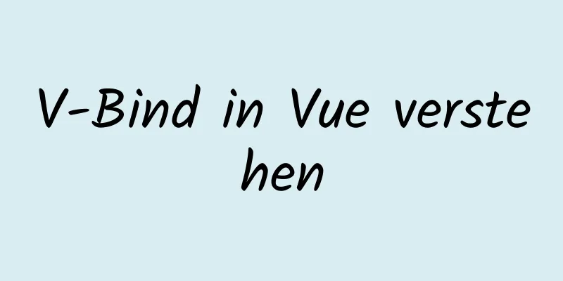 V-Bind in Vue verstehen