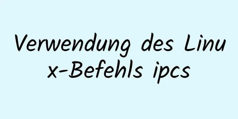 Verwendung des Linux-Befehls ipcs