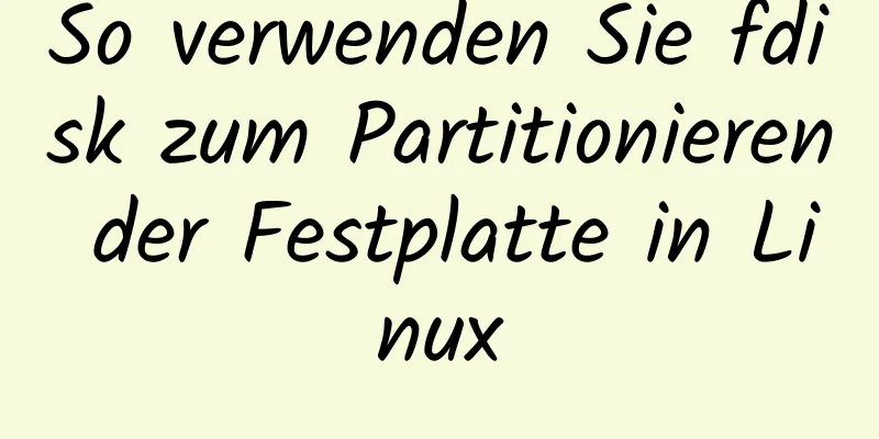 So verwenden Sie fdisk zum Partitionieren der Festplatte in Linux