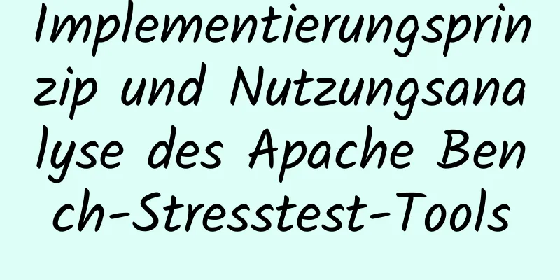 Implementierungsprinzip und Nutzungsanalyse des Apache Bench-Stresstest-Tools