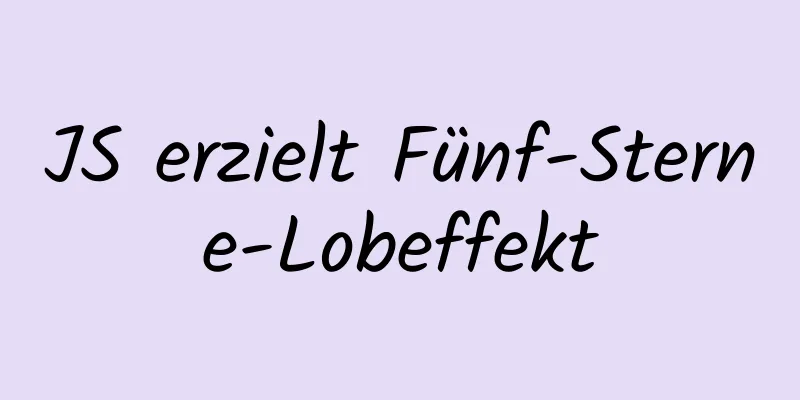 JS erzielt Fünf-Sterne-Lobeffekt