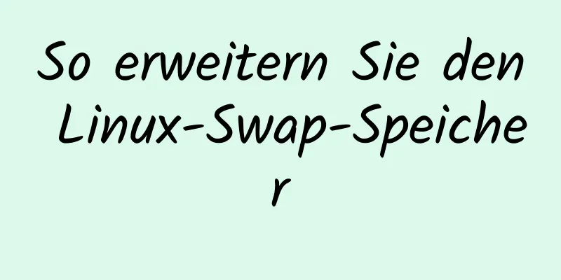 So erweitern Sie den Linux-Swap-Speicher