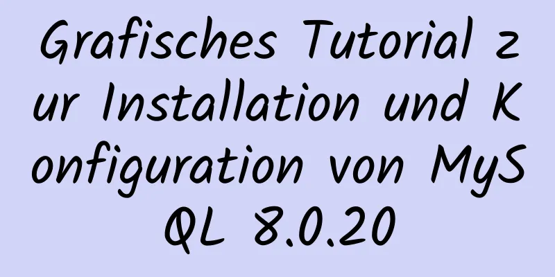 Grafisches Tutorial zur Installation und Konfiguration von MySQL 8.0.20