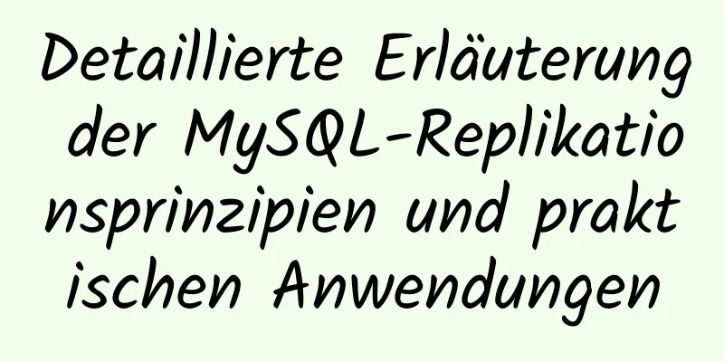 Detaillierte Erläuterung der MySQL-Replikationsprinzipien und praktischen Anwendungen