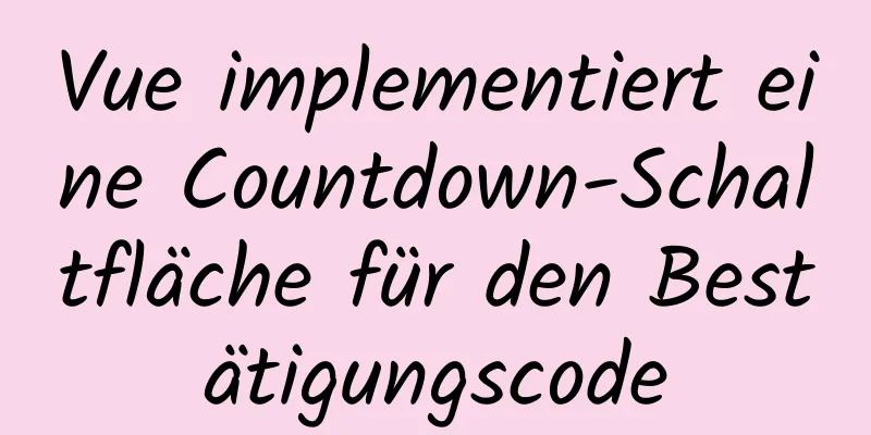 Vue implementiert eine Countdown-Schaltfläche für den Bestätigungscode