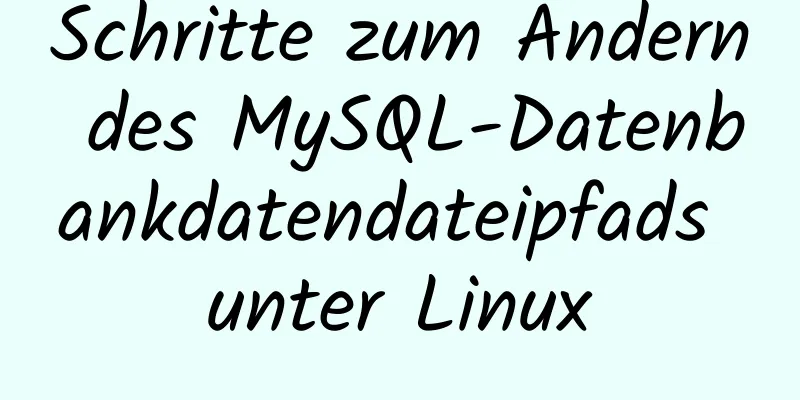 Schritte zum Ändern des MySQL-Datenbankdatendateipfads unter Linux