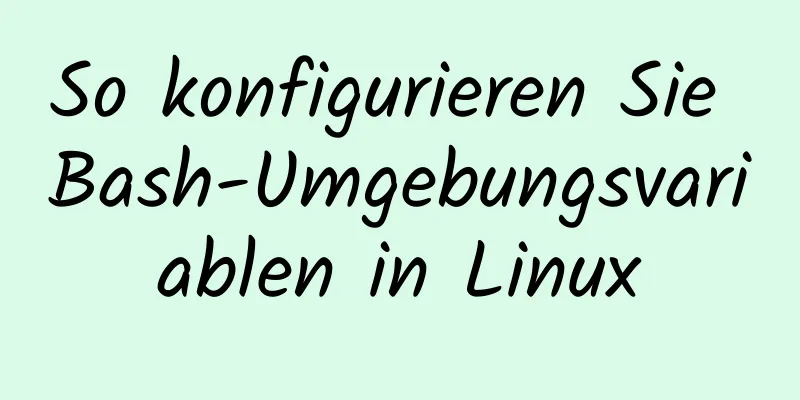 So konfigurieren Sie Bash-Umgebungsvariablen in Linux