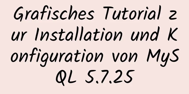 Grafisches Tutorial zur Installation und Konfiguration von MySQL 5.7.25