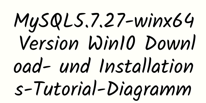 MySQL5.7.27-winx64 Version Win10 Download- und Installations-Tutorial-Diagramm