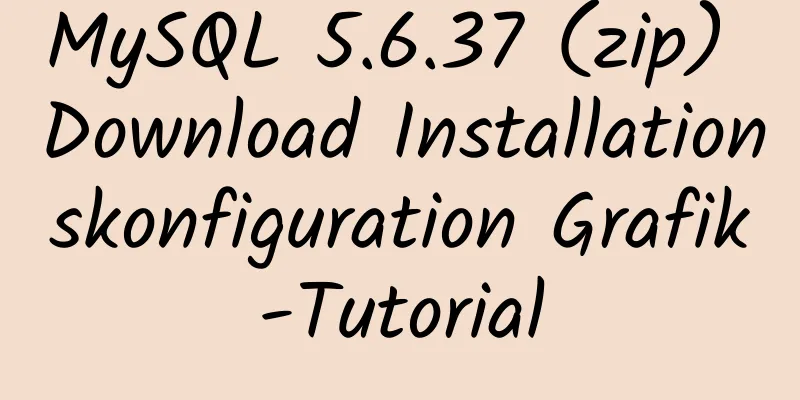 MySQL 5.6.37 (zip) Download Installationskonfiguration Grafik-Tutorial