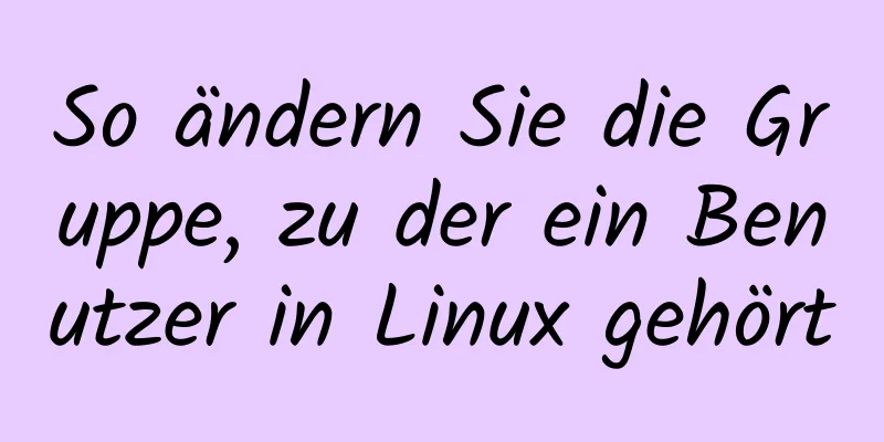 So ändern Sie die Gruppe, zu der ein Benutzer in Linux gehört