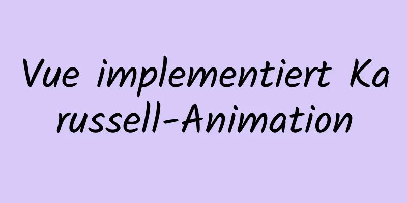 Vue implementiert Karussell-Animation