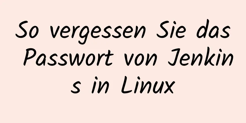 So vergessen Sie das Passwort von Jenkins in Linux