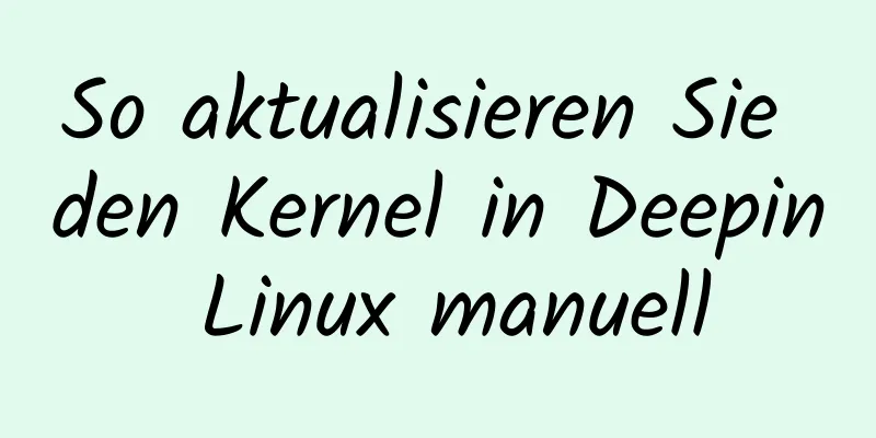 So aktualisieren Sie den Kernel in Deepin Linux manuell