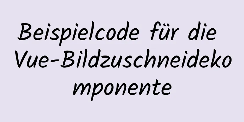 Beispielcode für die Vue-Bildzuschneidekomponente