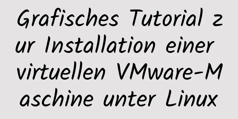 Grafisches Tutorial zur Installation einer virtuellen VMware-Maschine unter Linux