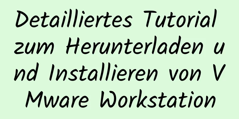 Detailliertes Tutorial zum Herunterladen und Installieren von VMware Workstation