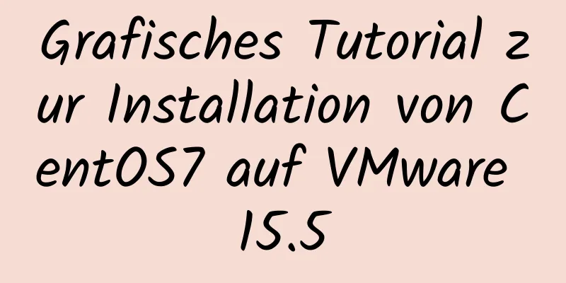 Grafisches Tutorial zur Installation von CentOS7 auf VMware 15.5