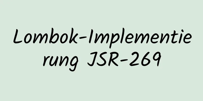 Lombok-Implementierung JSR-269